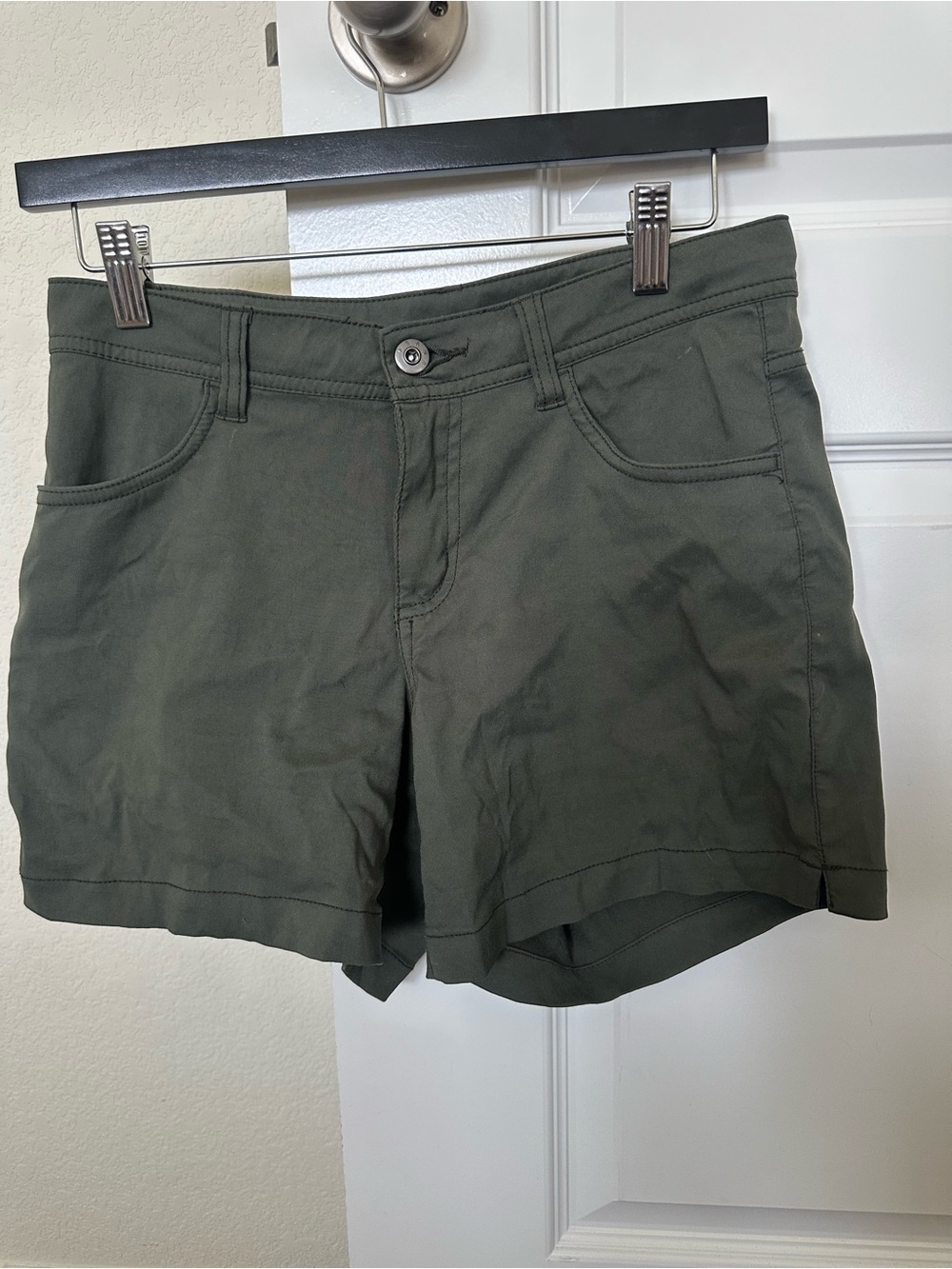 Prana Olive Green Cargo Shorts